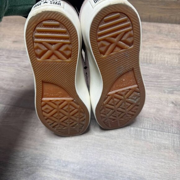 Converse One Star Platform Ox Mauve Suede Sneakers Women's Size 7.5 - Picture 4 of 7